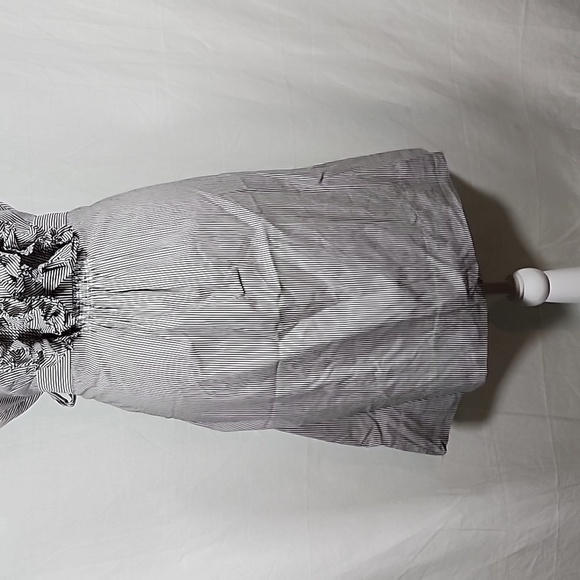 🤎 BCBG striped Poplin Dress - Picture 4 of 12